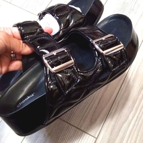 (S-3604)  Chooka Double Buckle Sandal Sz 6 - Picture 6 of 11